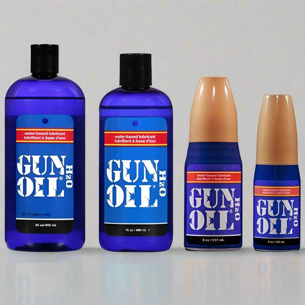 Gun Oil H2O Water Based Personal Lubricant - CheapLubes.com