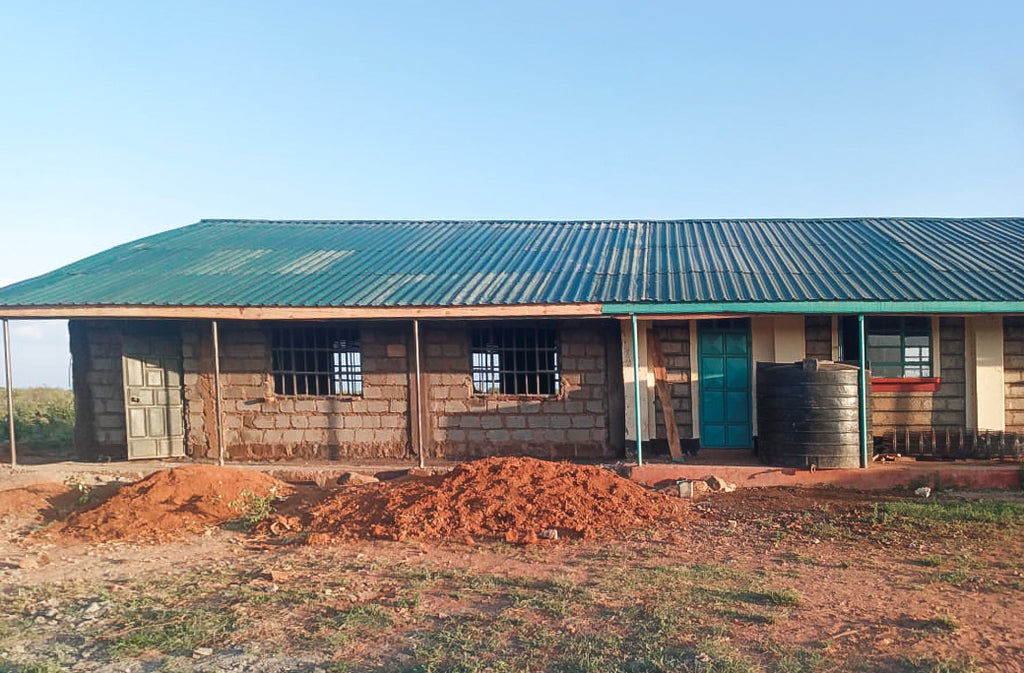 The Morijo Primary School's New Classroom is almost complete. 