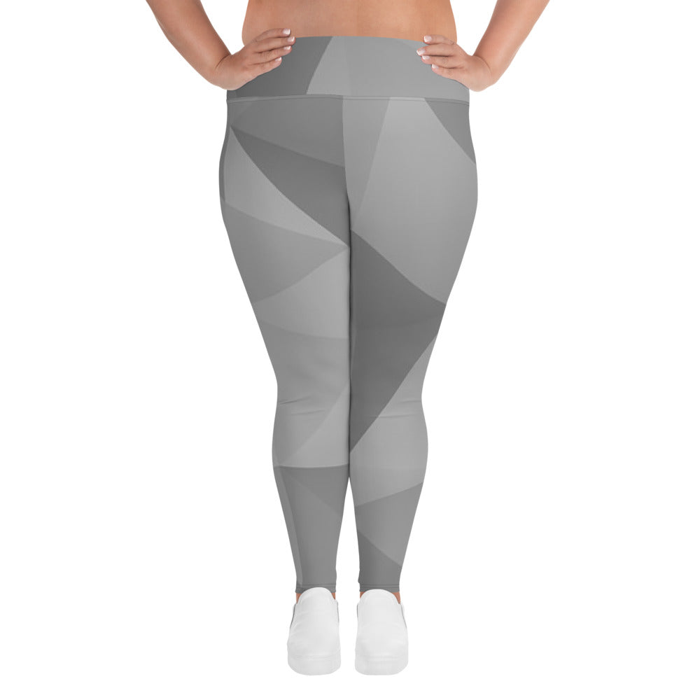 Marble' plus-size yoga leggings