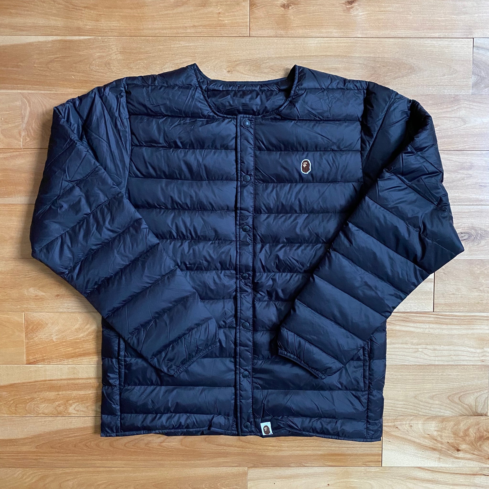 bape light down jacket