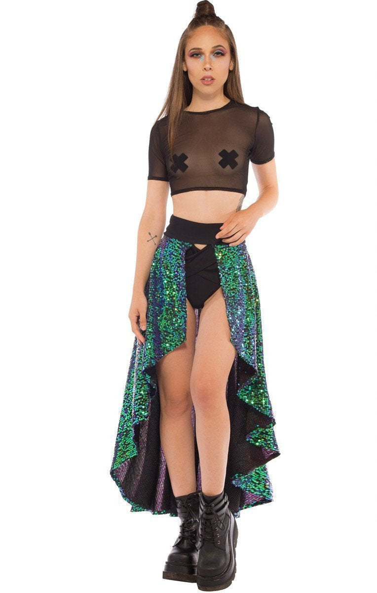 sequin rave outfit