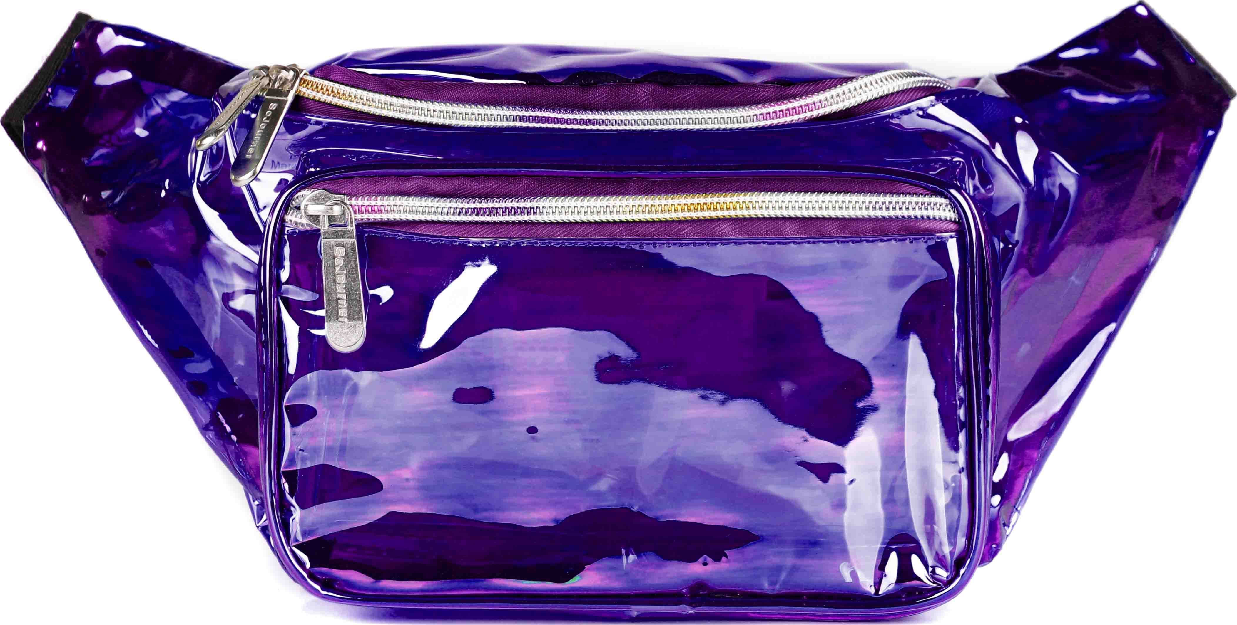 purple fanny pack