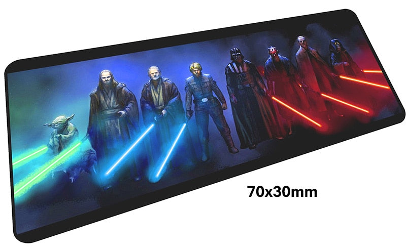 Star Wars Light Sabers Lge Mouse Pad 700x300mm Hd Print Epoch Gamer