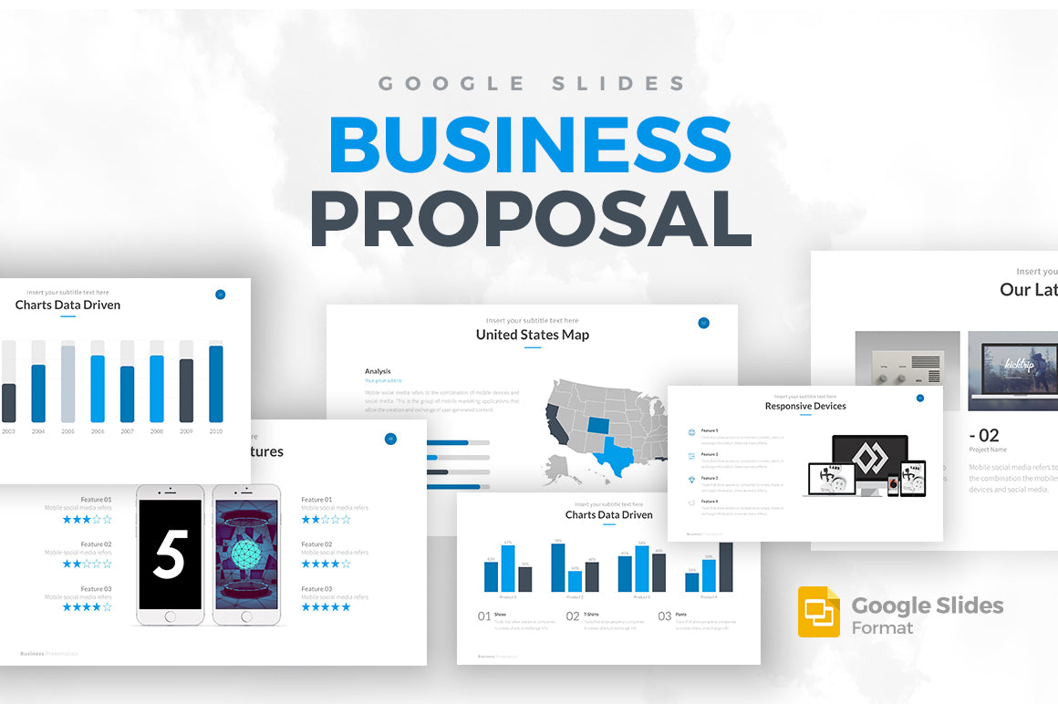 Business Proposal Googles Slides Template Presentations On Slidesforest Slideforest