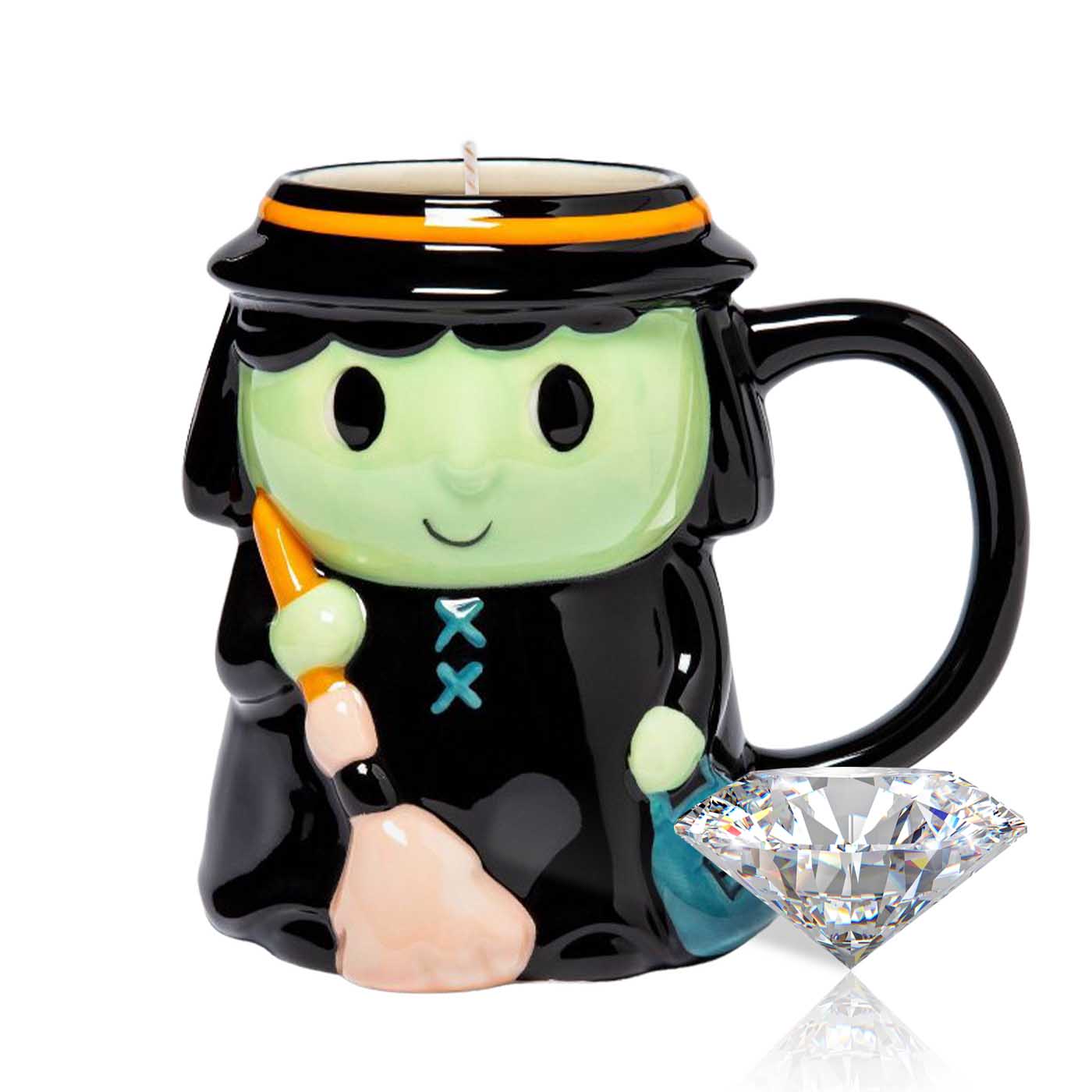 Image of Witch Please Coffee Mug Diamond Candle