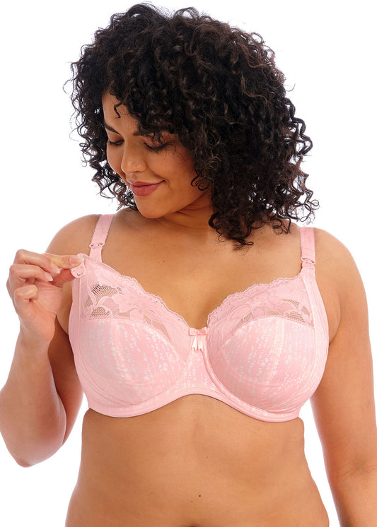 Elomi Molly Stretch Lace Underwire Nursing Bra (4542),38KK,Cameo Rose,  Cameo Rose, 38K : : Clothing, Shoes & Accessories