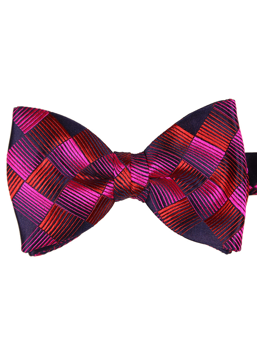 fuschia bow tie