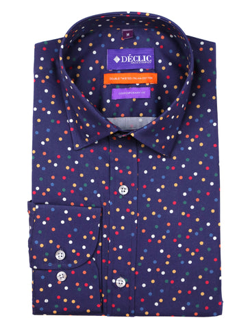 DÉCLIC Wired Stripe Shirt - Purple