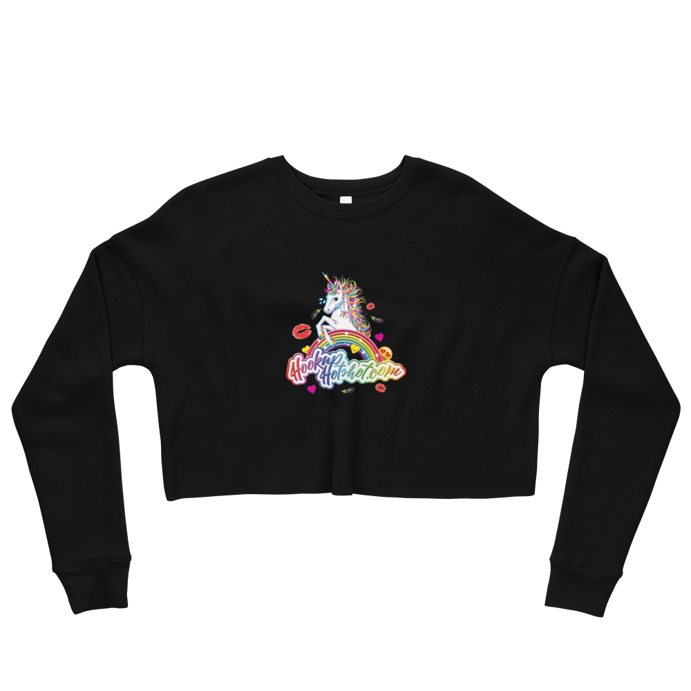 Huhs Sex Unicorn Crop Sweatshirt Hookup Hotshot