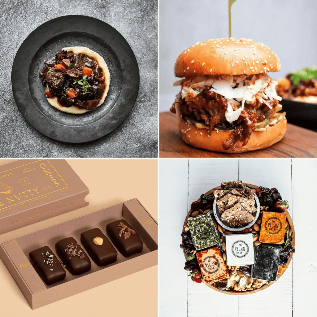 Recipes from Fable Food Co; Nutty Ones Box from Loco Love; Dairy-free cheeses from The Vegan Dairy