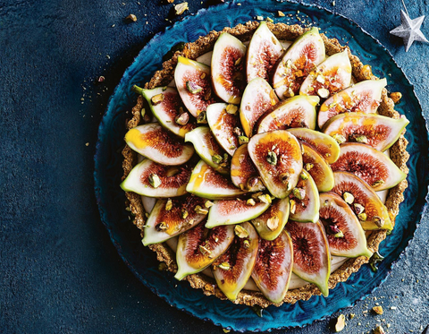 Vegan Fig + Custard Tart - Taste