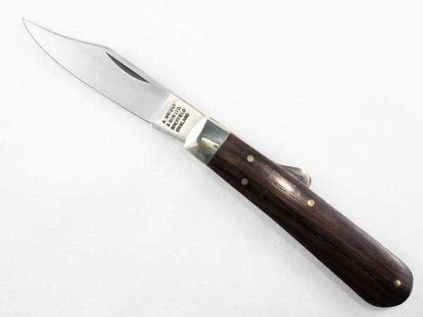 A. Wright Wood Lock Knife - AKC Knives Australia