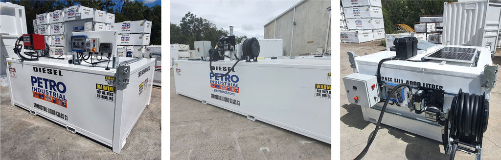 PETRO Industrial's self-bunded PC CUBE fluid storage and dispensing tank