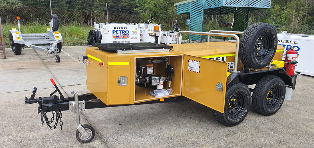 Fuel Trailer – Low Profile, with bunded dispensing equipment – PETRO Industrial