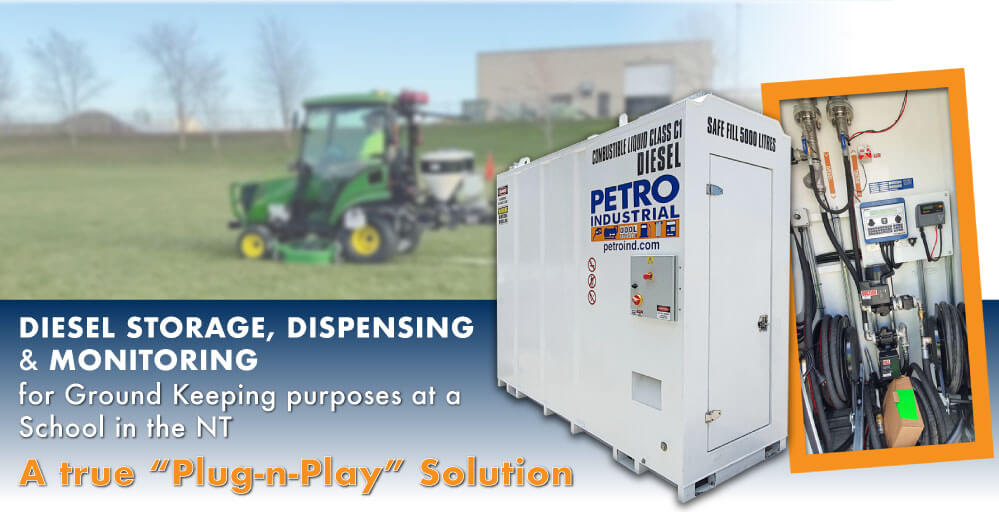 PETRO STORE fuel storage tank perfect for on-site re-fuelling