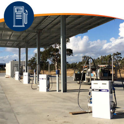 above ground petrol refuelling style station by PETRO Industrial