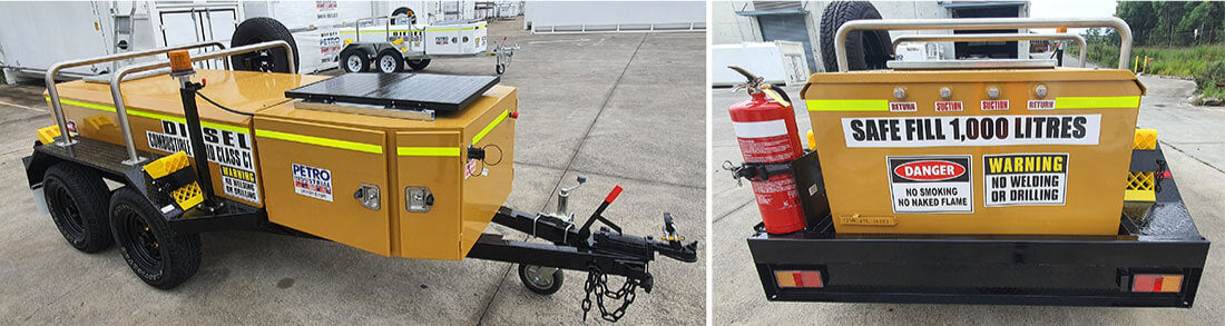 Self-bunded, low profile fuel trailer by PETRO Industrial