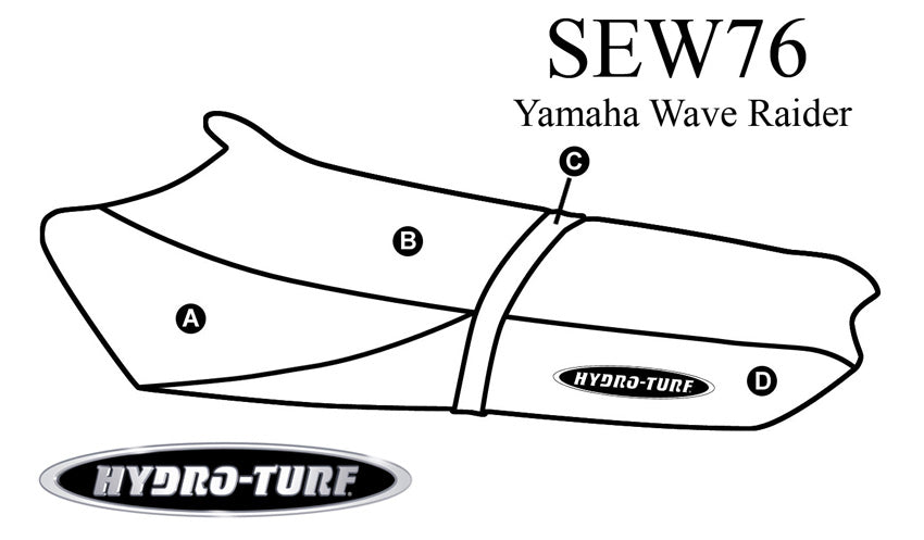Hydro Turf Seat Cover Yamaha WaveRaider - Custom