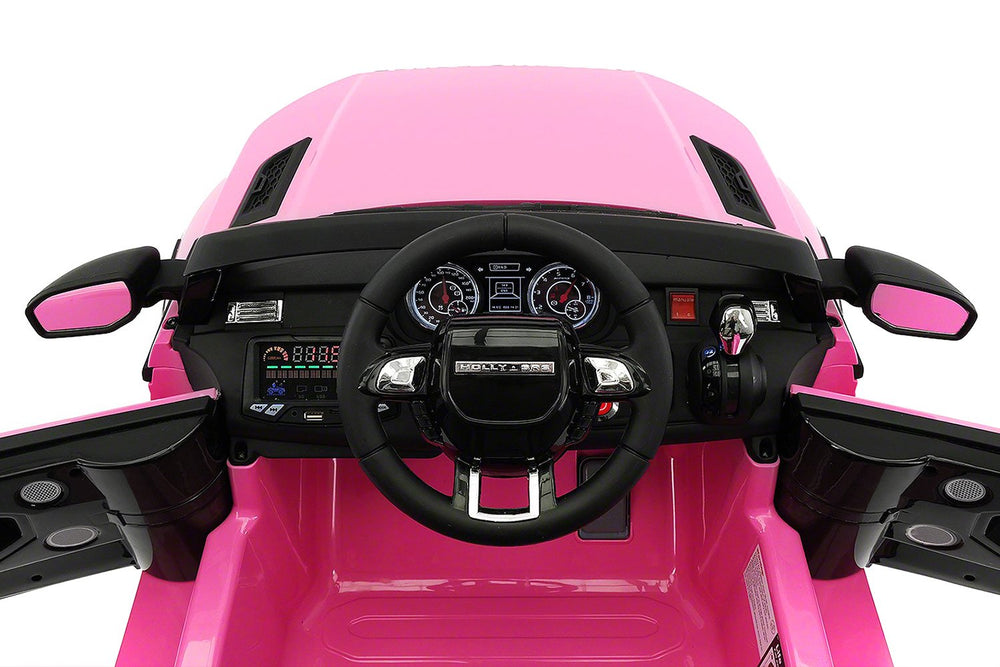 kids pink range rover