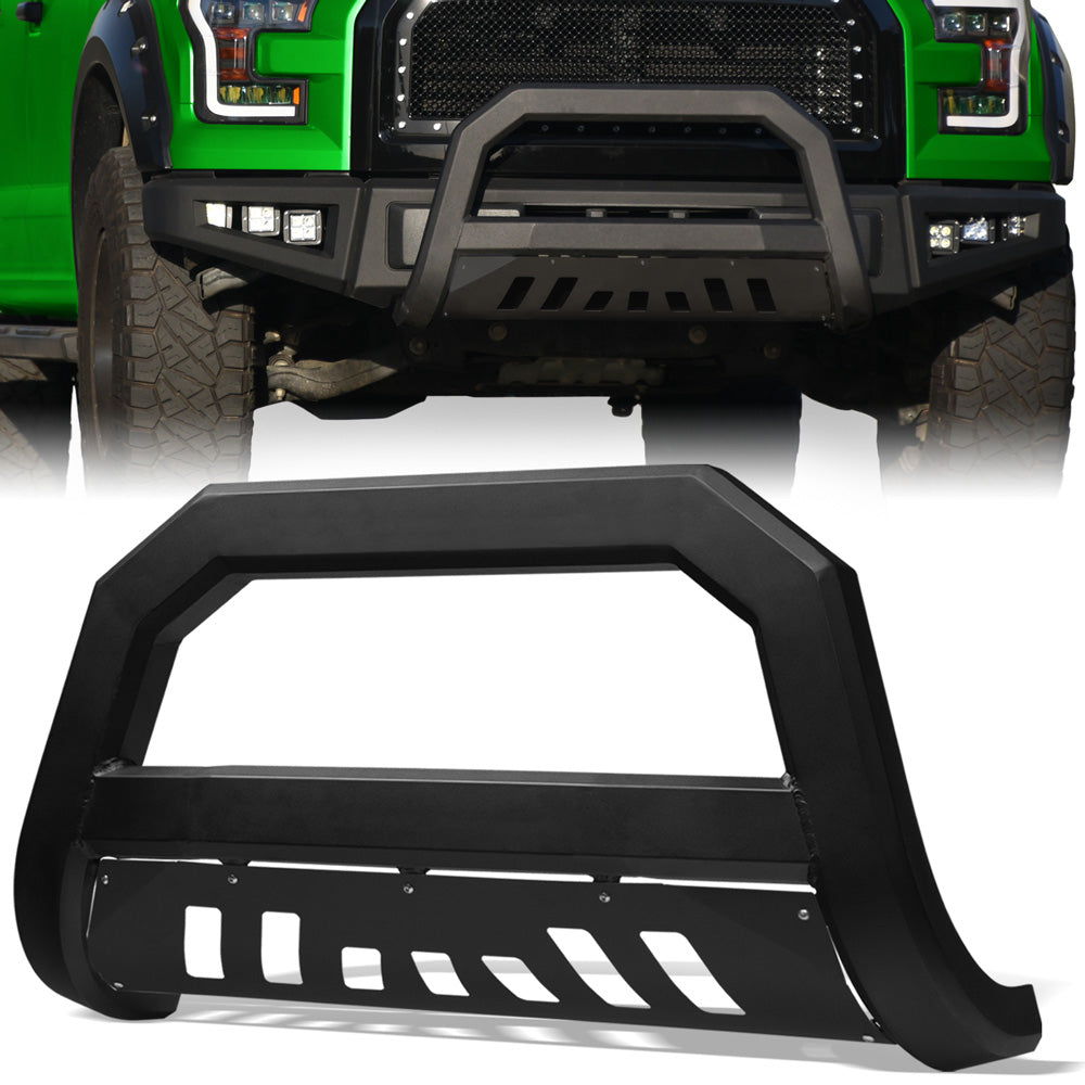 Stehlen 714937183278 Advance Series Bull Bar - Matte Black For 2002-2009 Chevy Trailblazer / GMC Envoy
