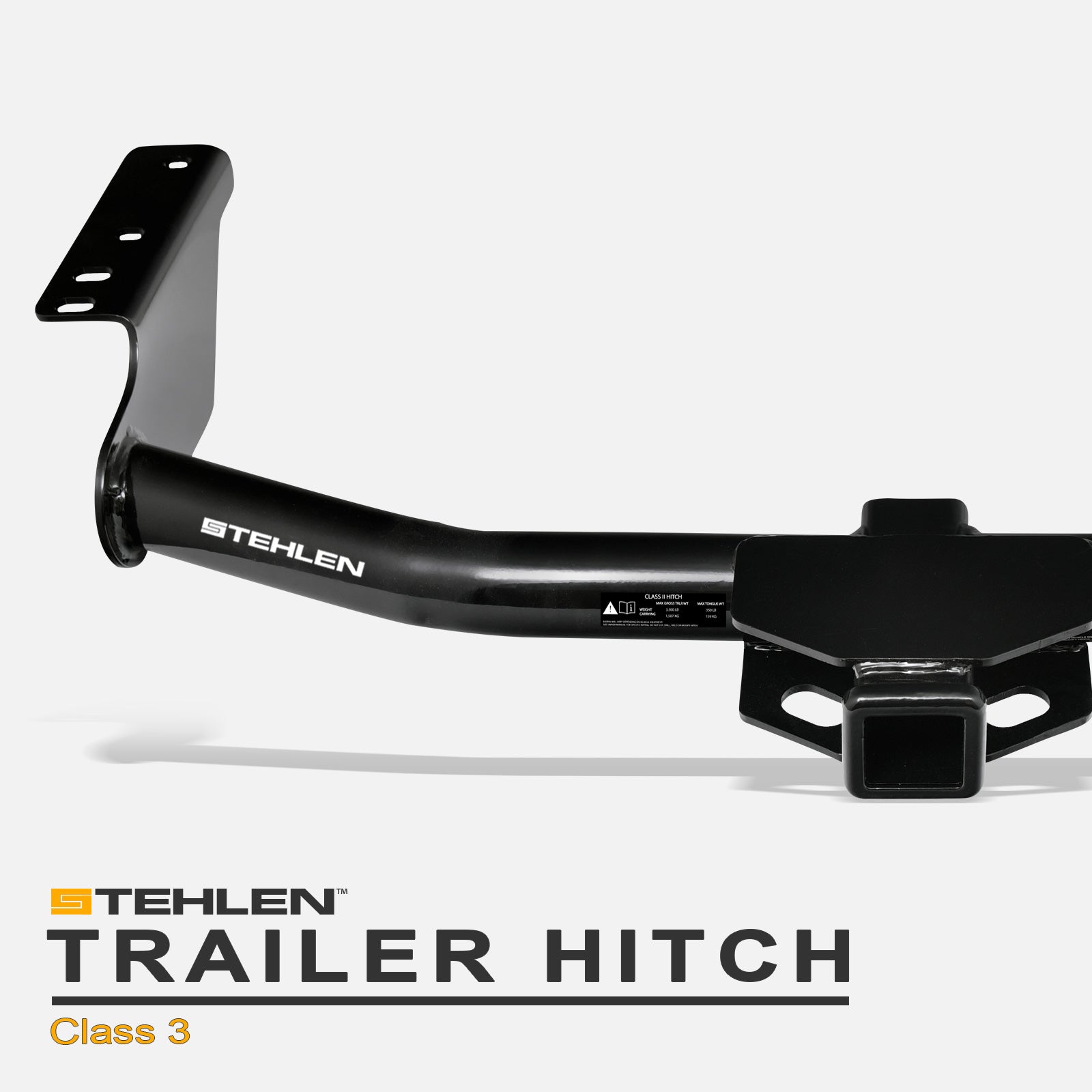STEHLEN 733469488279 CLASS 3 TOW 2 INCH TRAILER HITCH RECEIVER
