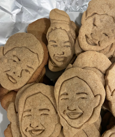 Faces as cookie cutters