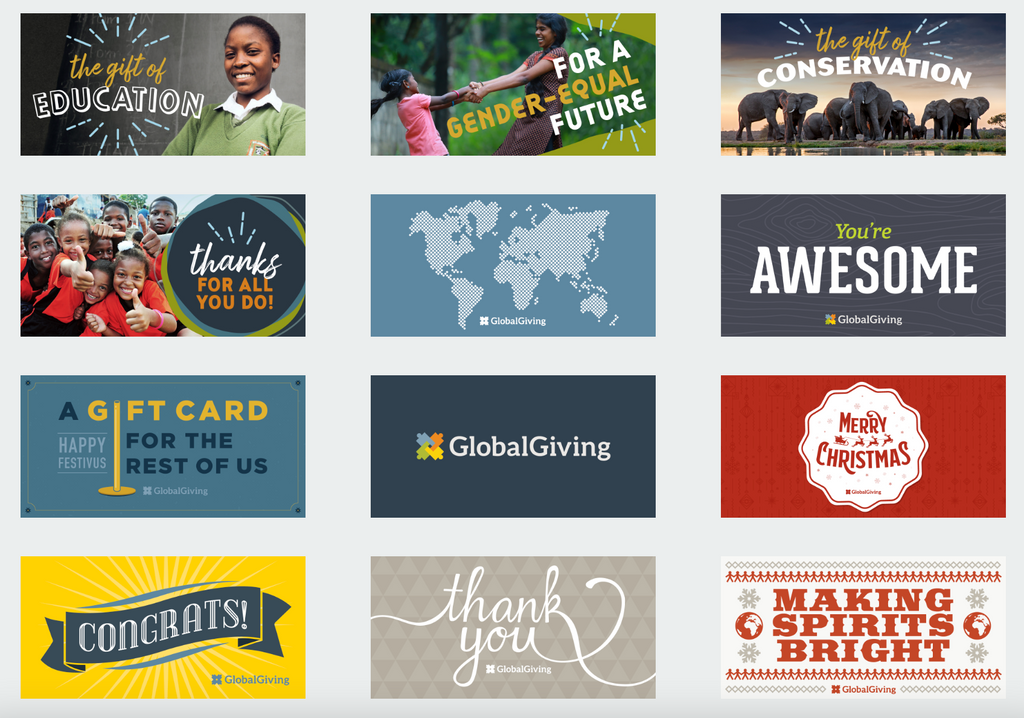 Global Giving Gift Cards