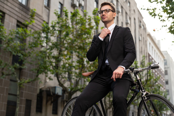 Suit on Bike