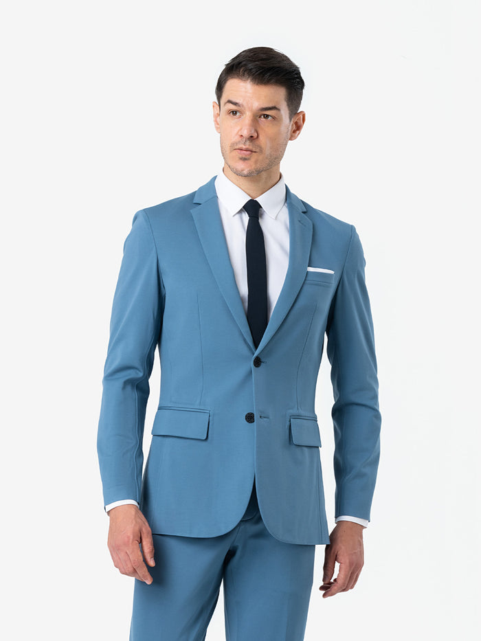 xSuit 4.0 Light Blue | Super Stretch & Machine Washable Men's Suit