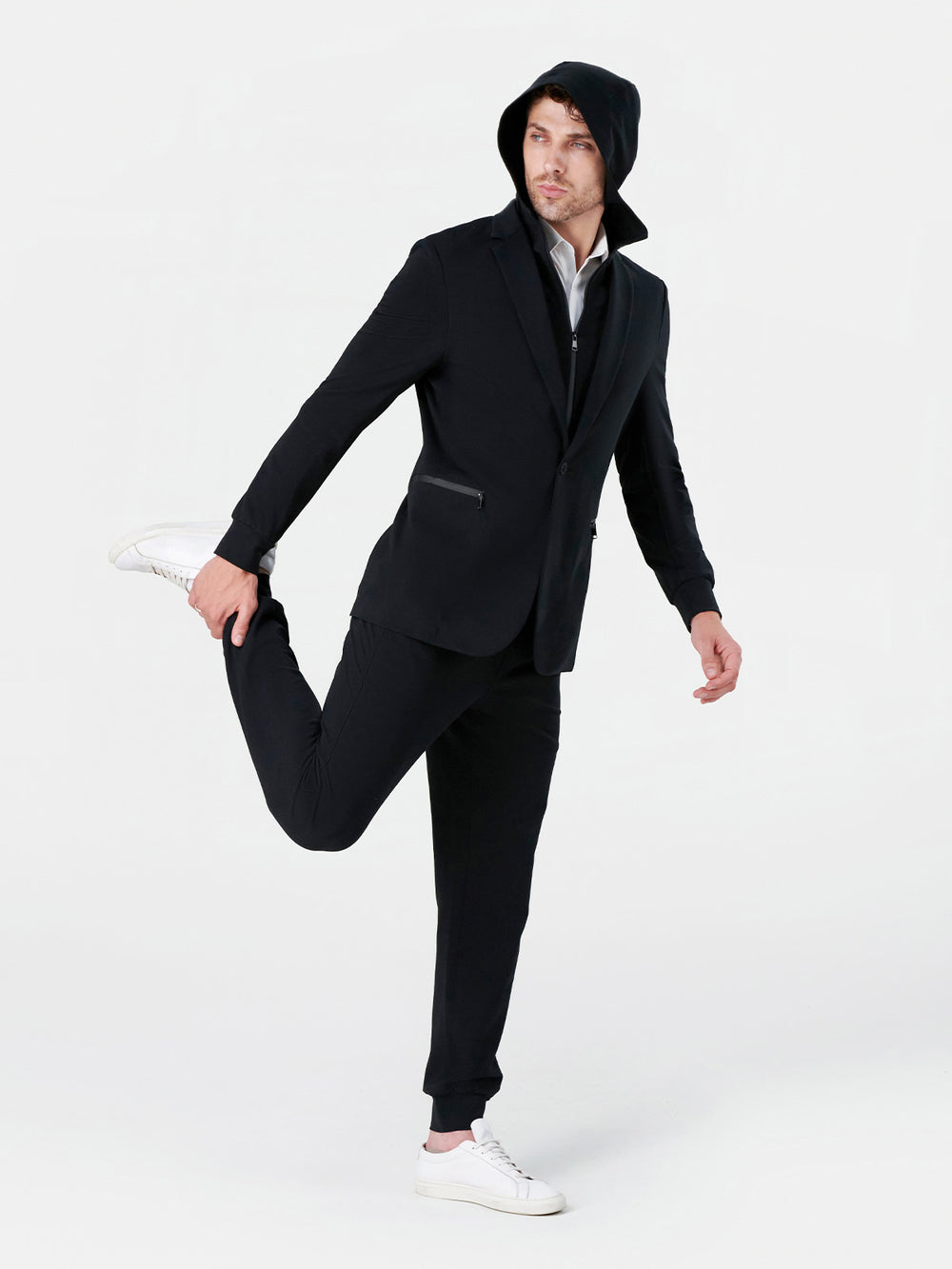 xSuit Sport | Super Stretch Formal & Casual Detachable Hood Suit