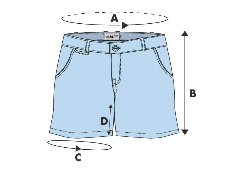 Size Chart - All Day Shorts 2.0 7