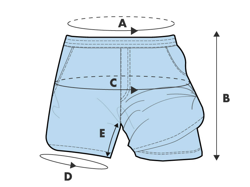 Soffe Shorts Size Chart