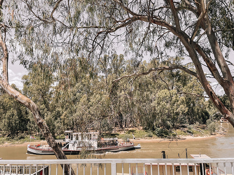 Paddlesteamer along the Murray River