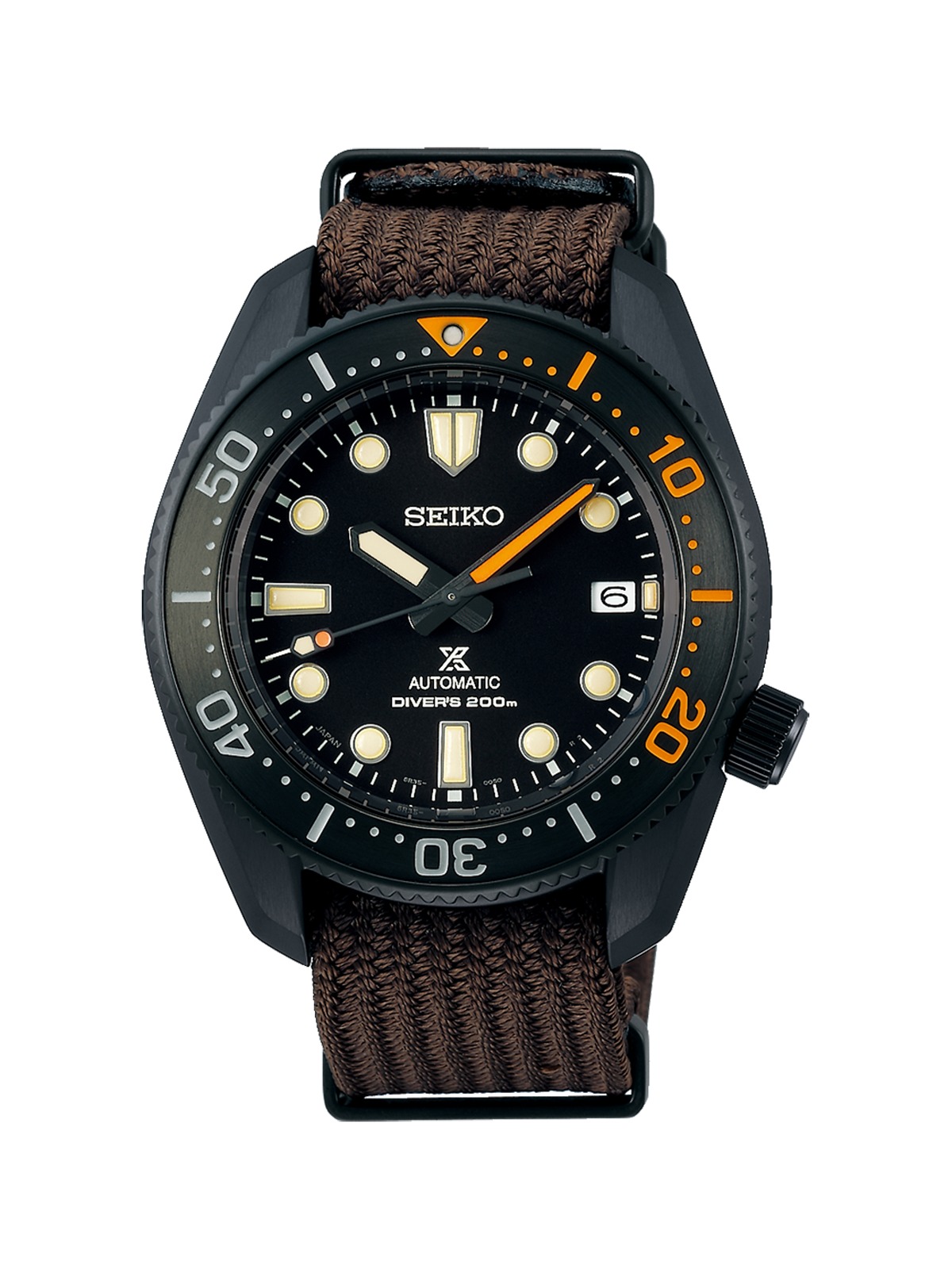 Seiko Prospex Black Series 1968 Re-Creation Watch 42mm SPB255J1 