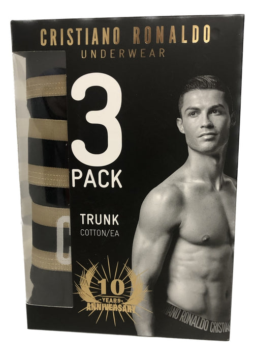 CR7-Slip Men in Cotton PACK of 3 Assorted Units, Navy-White-Grey