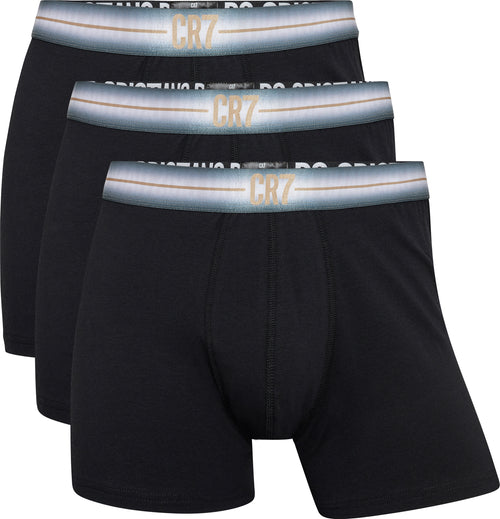 CR7 Men's 3-Pack Cotton Blend Trunks - Basics – CR7 Underwear