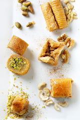 variety of baklava for serving at parties and special occasions