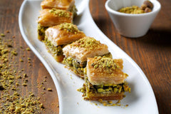Baklava options assortment or single style for serving at parties