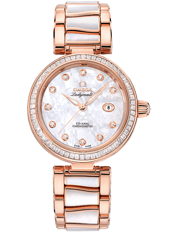 omega ville ladymatic rose gold