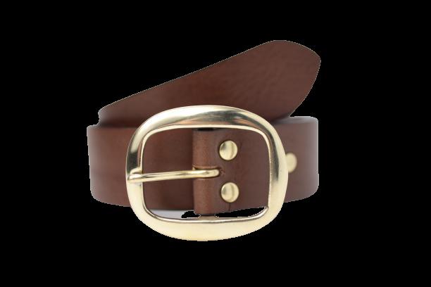 Dark Brown Ladies Designer Leather Belt  1 1/2 Inch Wide Jean Belts –  Buckle My Belt