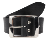 Full Grain Black 45mm Leather Jean Belt