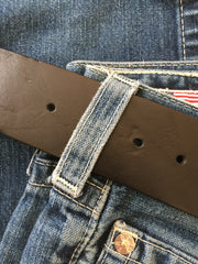 Wide Leather Belt