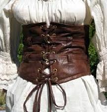 Leather Corset Belt