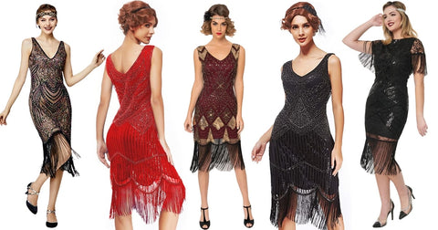 The Roaring 1920s: Flapper Dresses