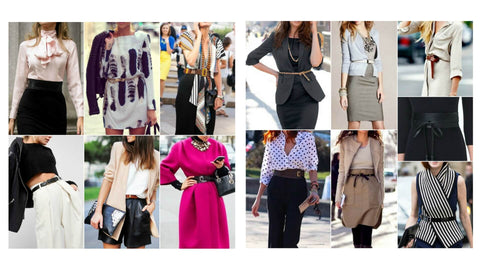 How to Wear Belts with Skirts 