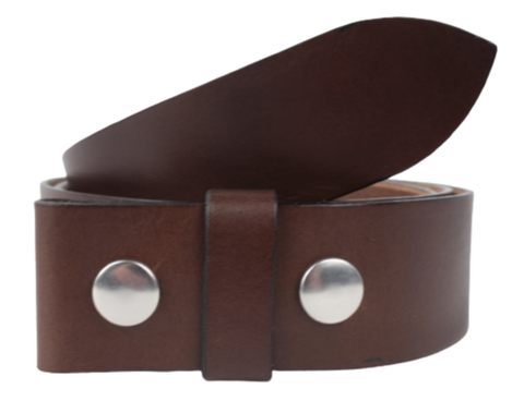 Chestnut Leather Belt Straps