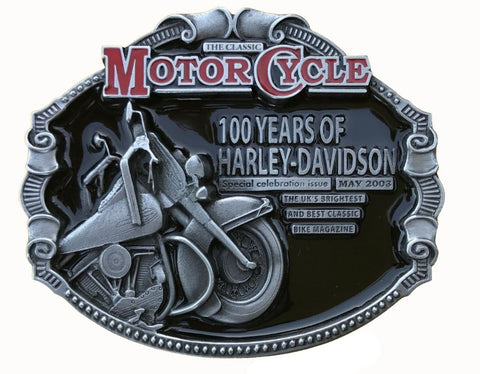 Buy 100 Years of Harley Davidson Belt Buckle Today