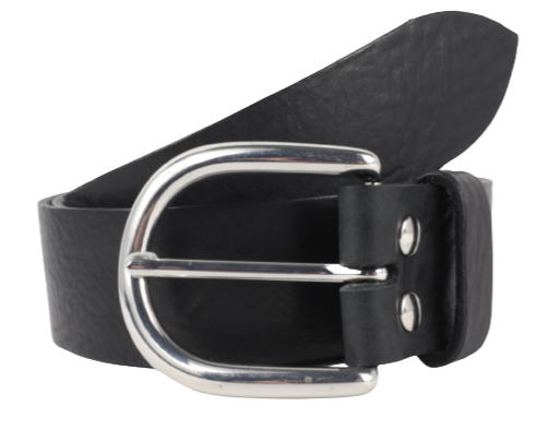 Black 1.5 Inch Designer Belt | Best Leather Belts – Buckle My Belt