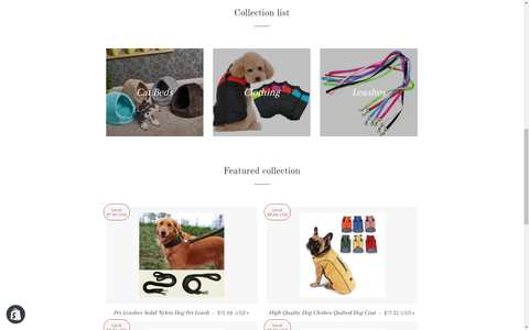 dropshipping pet store for sale