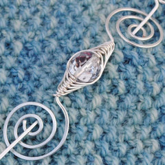 April Diamond Birthstone Shawl Pin